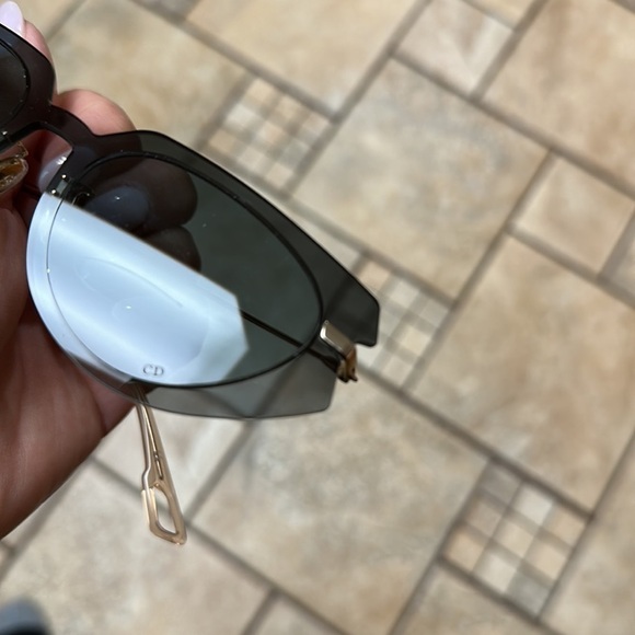 CHRISTIAN Dior Cat Eye 
DiorAttitude2 Gray Gold 53-19 140 lightweight - Picture 16 of 16